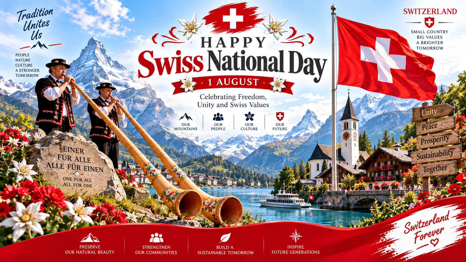 Swiss National Day festival