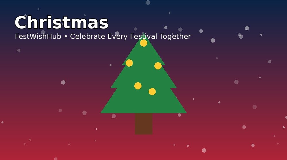Christmas festival wishes