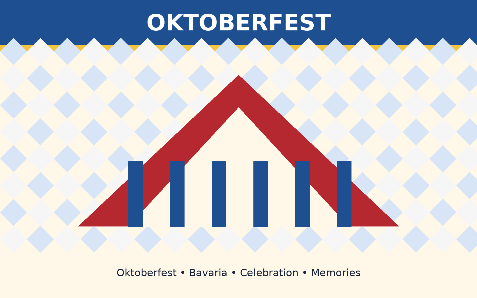 Oktoberfest festival tent