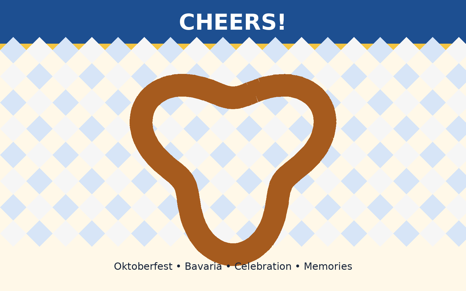 Oktoberfest pretzel