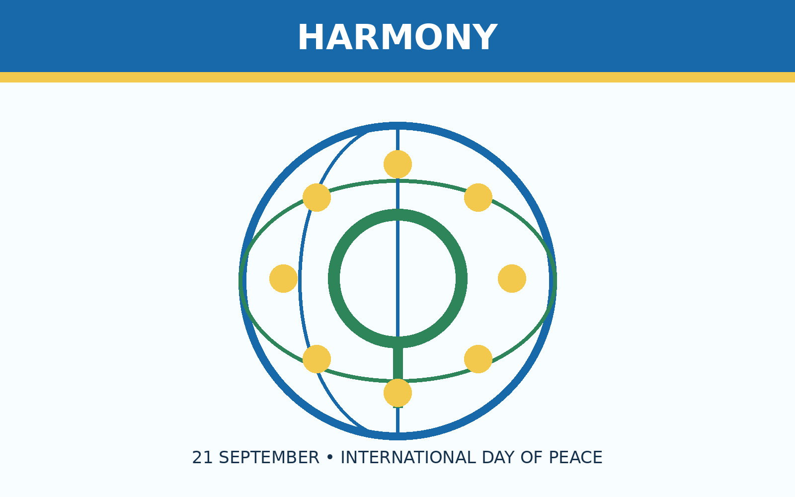 Peace symbol and nature